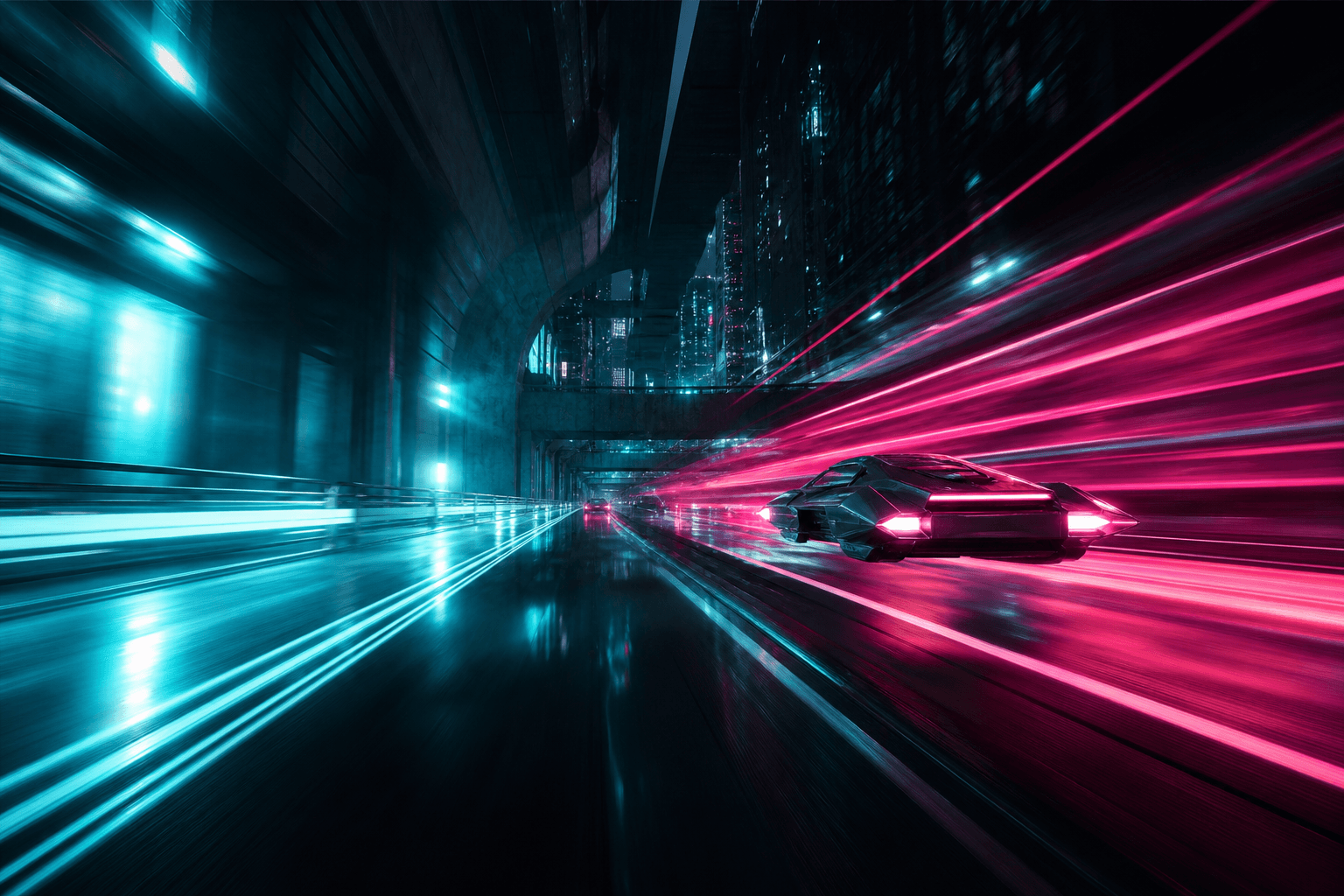 Neon Warp Run